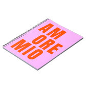 Carnet Amore Mio Texte Ludique (Côté gauche)