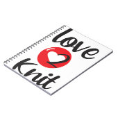 Carnet amour 2 Knit (Côté gauche)