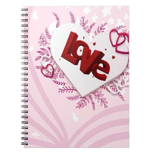 Carnet Amour 3D (Devant)