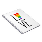 Carnet Amour arc-en-ciel (Côté Droit)