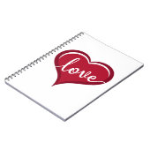 Carnet amour dans les valentines cardiaques (Côté gauche)