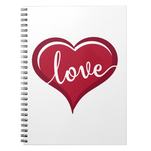 Carnet amour dans les valentines cardiaques (Devant)