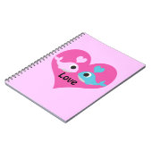 Carnet Amour de baleine mignonne (Côté gauche)