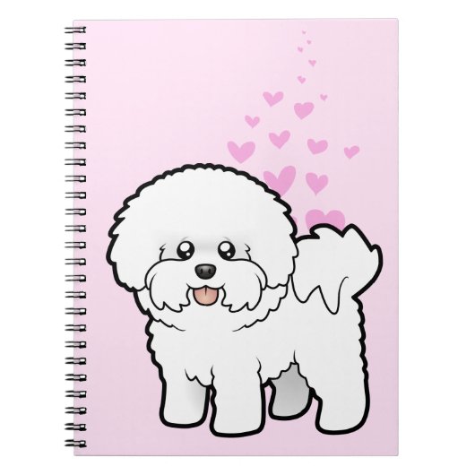 Carnet Amour de Bichon Frise (Devant)