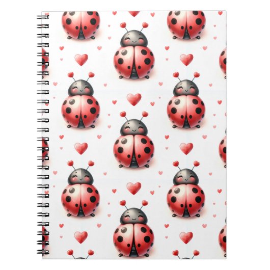 Carnet Amour de coccinelle (Devant)