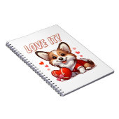 Carnet Amour de Corgi Mignon (Côté Droit)