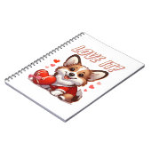 Carnet Amour de Corgi Mignon (Côté gauche)
