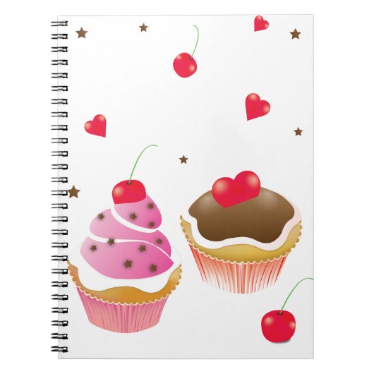 carnet "Amour de cupcakes" Notitieboek (Voorkant)