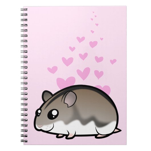 Carnet Amour de hamster nain (Devant)