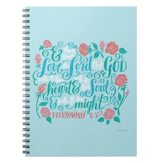 Carnet Amour de Shalt de mille le seigneur thy Dieu (Devant)