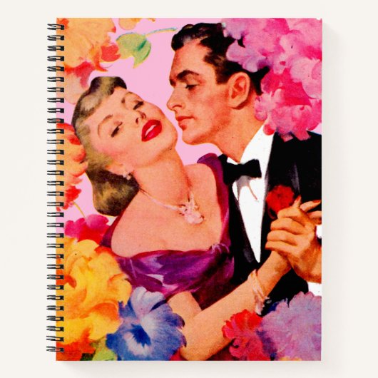 Carnet amour en fleurs (Devant)