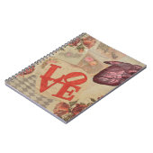 Carnet Amour et Coeurs (Côté gauche)