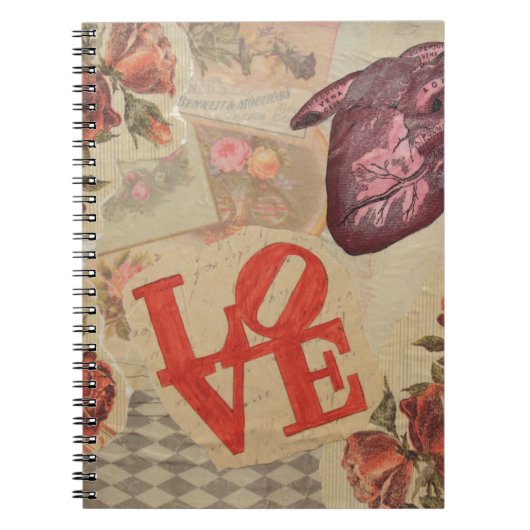Carnet Amour et Coeurs (Devant)