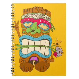 Carnet Amour et Paix, Tiki Hippie, Drôle 