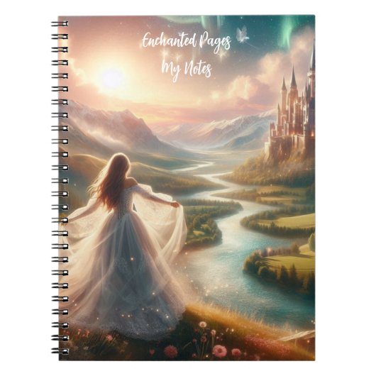 Carnet Amour Éthéré Pages Enchantées (Devant)