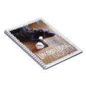 Carnet Amour inconditionnel Chocolat Labrador Retriever (Côté Droit)