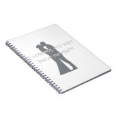 Carnet Amour Mariage Fiançailles Amusant Je respecte ma f (Côté Droit)