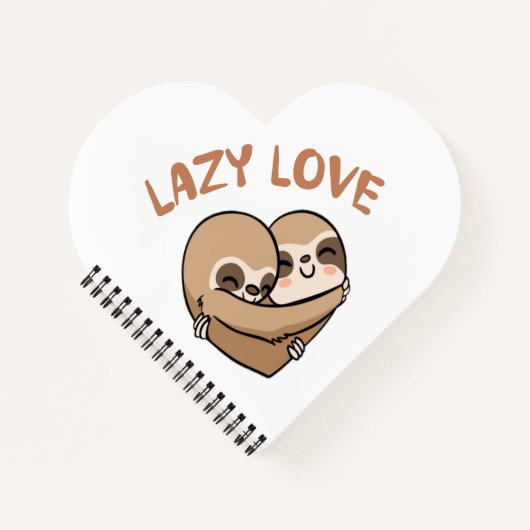 Carnet Amour Paresseux (Devant)