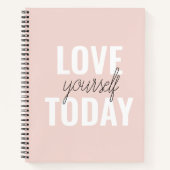 Carnet Amour Positif Vous-Même Aujourd'Hui Citation Paste (Devant)