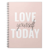 Carnet Amour Positif Vous-Même Aujourd'Hui Citation Paste (Devant)