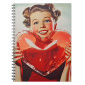 Carnet Amour rétro : 1950s Luminosité cardiaque (Devant)