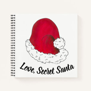 Carnet Amour, Secret Père Noël Joyeux Noël Noël Rouge Noë