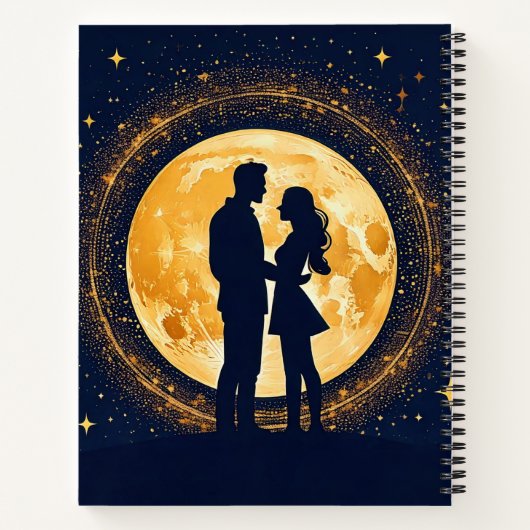 Carnet amour sur la lune (Dos)