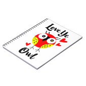 Carnet amour toi hibou (Côté gauche)