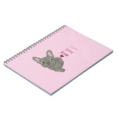 Carnet Amoureux de Bouledogue Français (Côté gauche)