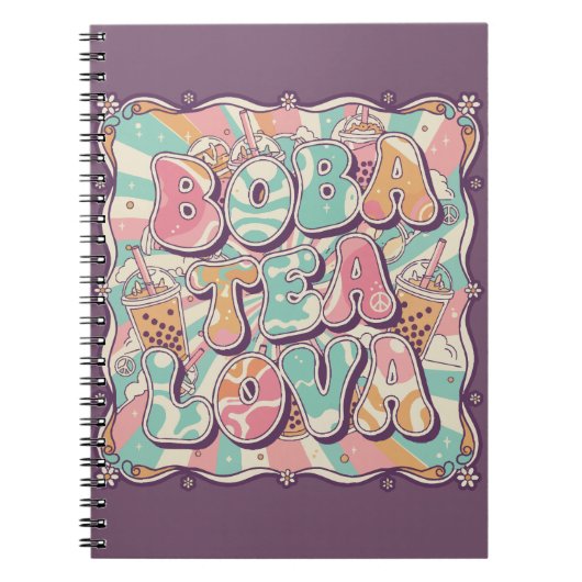 Carnet Amoureux de Bubble Tea (Devant)