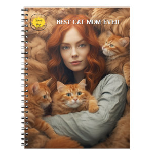 Carnet Amoureux de chats heureux