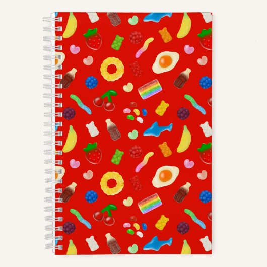 Carnet Amoureux de Gummies Rouge (Recto)