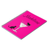 Carnet Amoureux de les chats bulles moderne rose personne (Côté gauche)