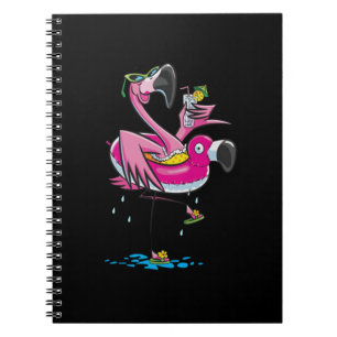 Carnet Amoureux de natation Flamant rose Go Swim