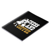 Carnet Amoureux d'échecs mignons et de café, art du caval (Côté gauche)