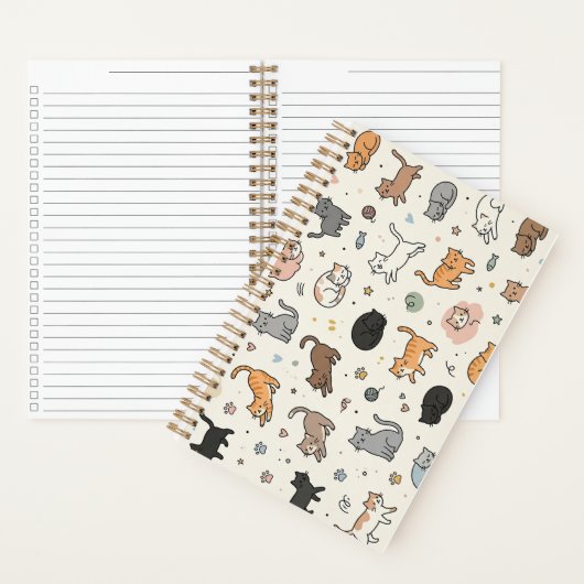Carnet Amoureux des chats (À l'intérieur)