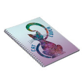 Carnet Amoureux des chats coloré (Côté Droit)