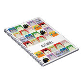 Carnet Amoureux des chats Cute Kawaii (Côté Droit)