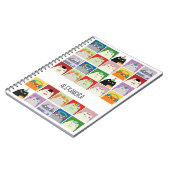 Carnet Amoureux des chats Cute Kawaii (Côté gauche)