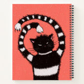 Carnet Amoureux des chats d'hiver (Dos)