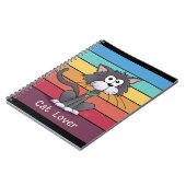 Carnet Amoureux des chats festif (Côté gauche)