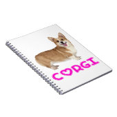 Carnet Amoureux des chiens chiot mignon Pembroke Welsh Co (Côté Droit)
