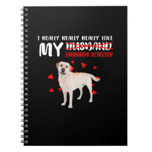 Carnet Amoureux des chiens J'Aime Vraiment Mon Labrador