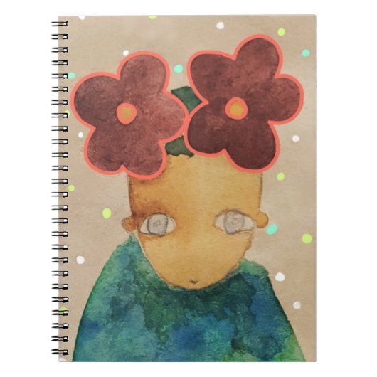 Carnet Amoureux des fleurs (Devant)