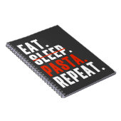 Carnet Amoureux Drôle des pâtes italiennes (Côté Droit)