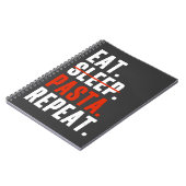 Carnet Amoureux Drôle des pâtes italiennes (Côté gauche)