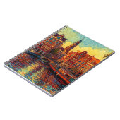 Carnet Amsterdam canal maisons de style van Gogh (Côté gauche)