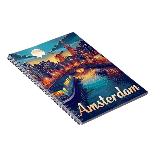 Carnet Amsterdam par nuit (Côté Droit)