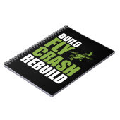 Carnet Amusant avion RC pilote de modèle contrôlé Plan (Côté gauche)