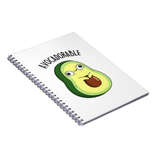 Carnet Amusant Avoc amusant Avocado Pun (Côté Droit)